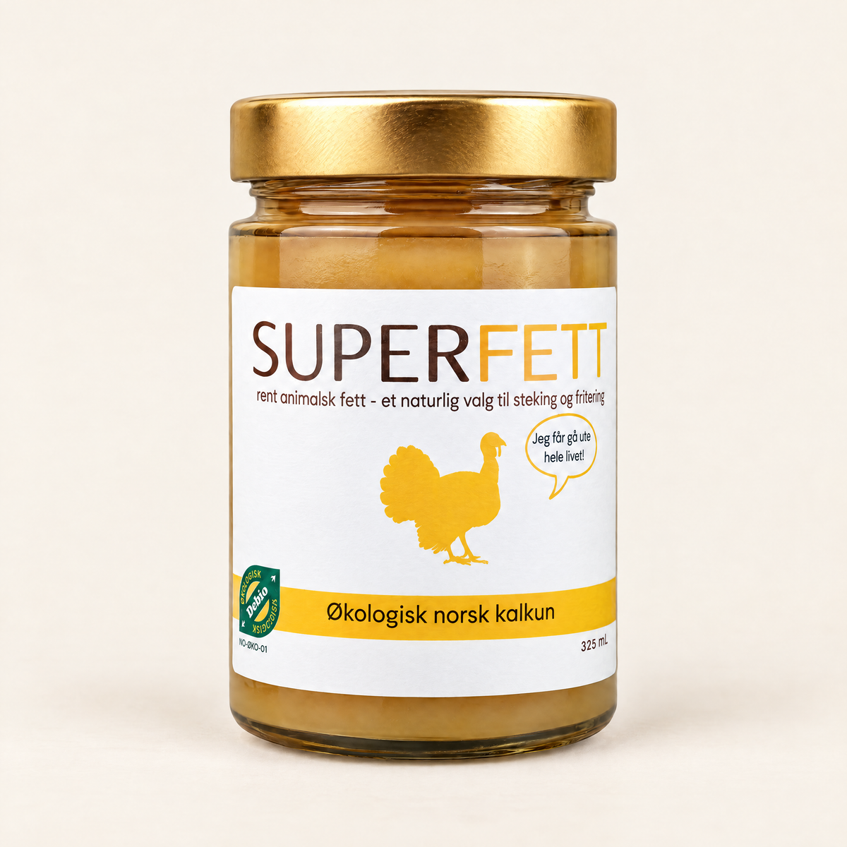 Superfett av Kalkun, glass