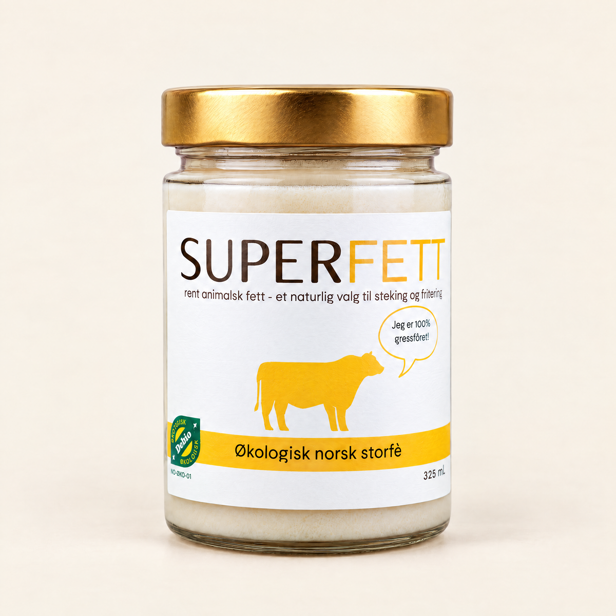 Superfett av Storfe, glass