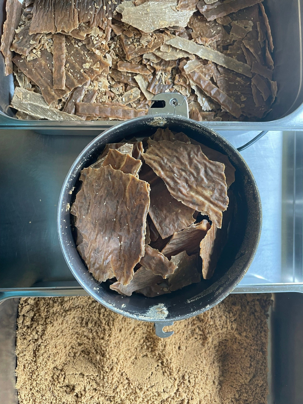 Tørket og malt kraft på Haslemoen, oktober 2021