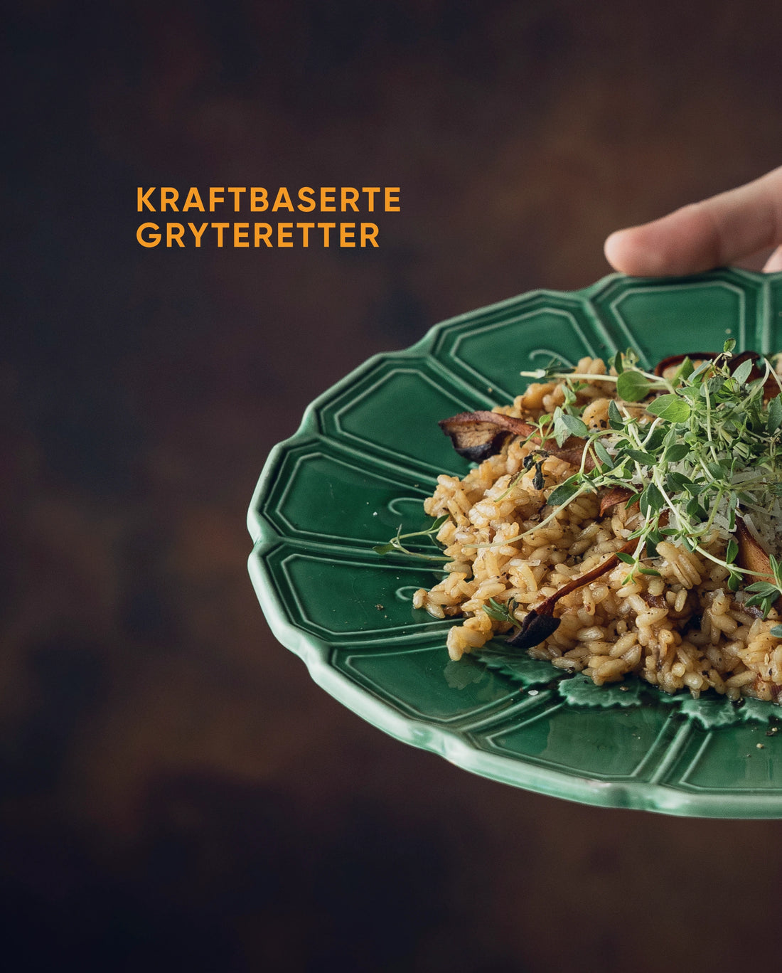 Kraftbaserte gryteretter: en tallerken med sopprisotto