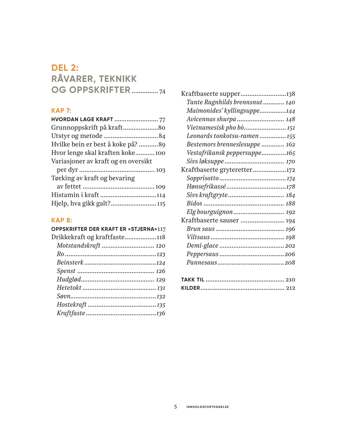 Side 5: Innhold, fortsatt